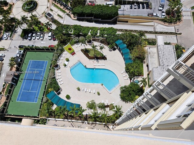 drone / aerial view