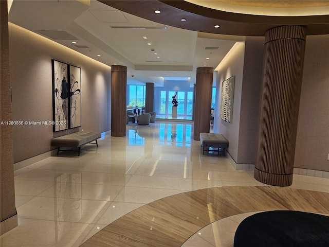 common area featuring visible vents