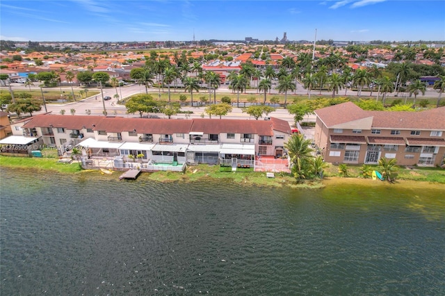 bird's eye view of a large body of water