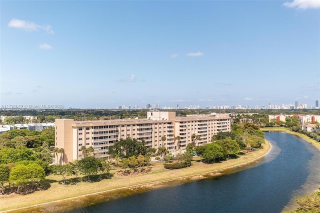 800 NE 195th St Unit 518, Miami, FL 33179 - bird's eye view with a water view and a city view