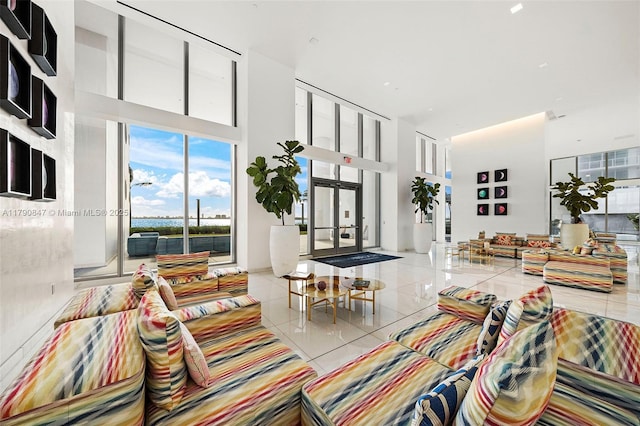 700 NE 26th Ter Unit Th-403, Miami, FL 33137 - building lobby featuring a towering ceiling
