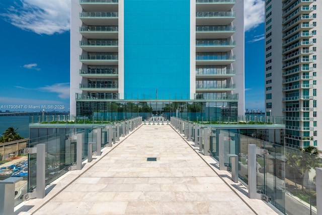 view of community with a view of city