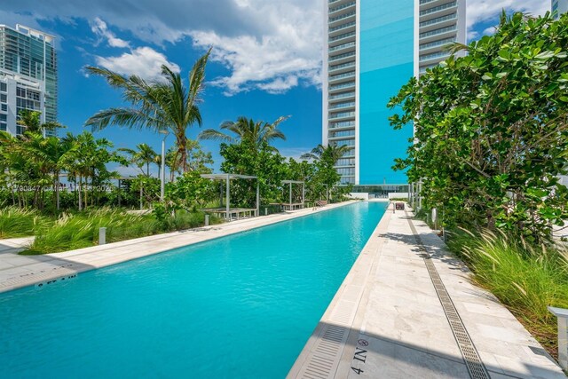 view of pool