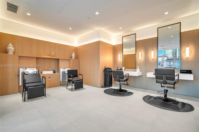 700 NE 26th Ter Unit Th-403, Miami, FL 33137 - building lobby featuring wood walls