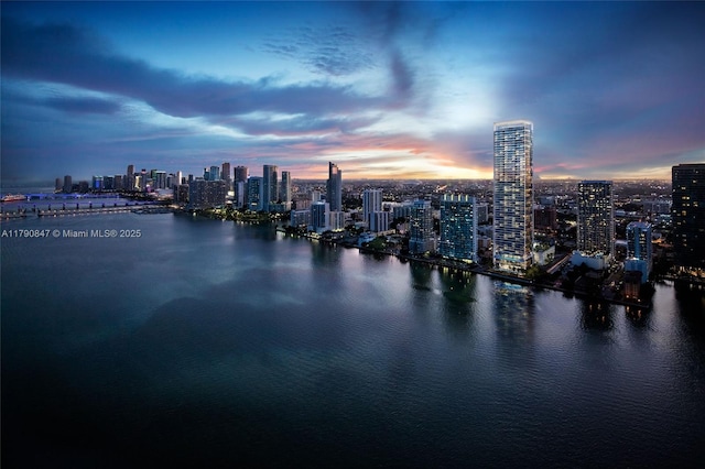 700 NE 26th Ter Unit Th-403, Miami, FL 33137 - water view with skyline