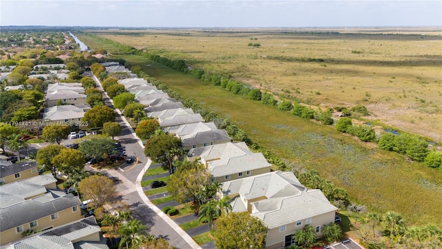 bird's eye view featuring a residential view