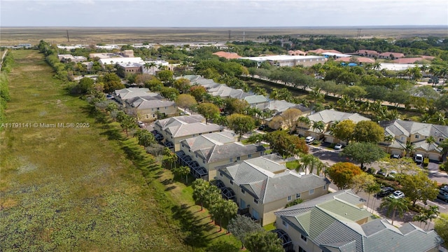 birds eye view of property featuring a residential view