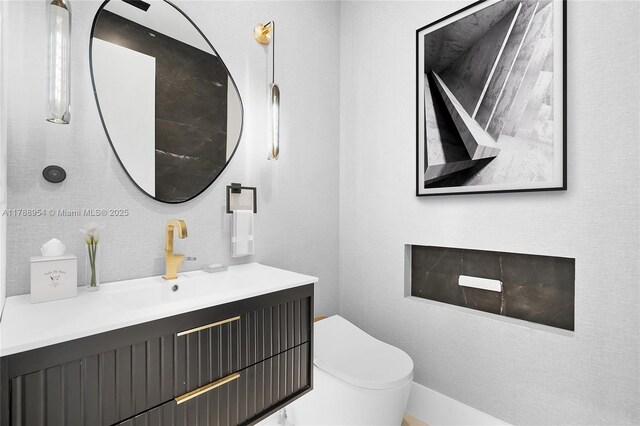 499 SW Squire Johns Ln, Palm City, FL 34990 - bathroom featuring toilet and vanity