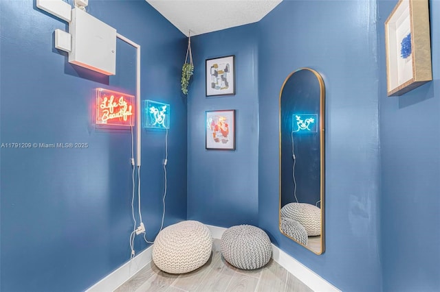 interior space with baseboards