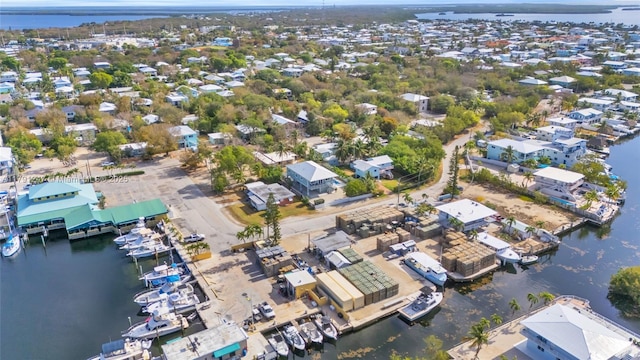 16 N Channel Dr, Key Largo, FL 33037 - aerial view of property and surrounding area featuring a nearby body of water and nearby suburban area
