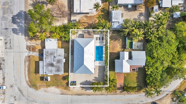 16 N Channel Dr, Key Largo, FL 33037 - aerial overview of property's location with property parcel outlined