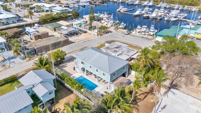 16 N Channel Dr, Key Largo, FL 33037 - aerial view of a marina and a nearby body of water
