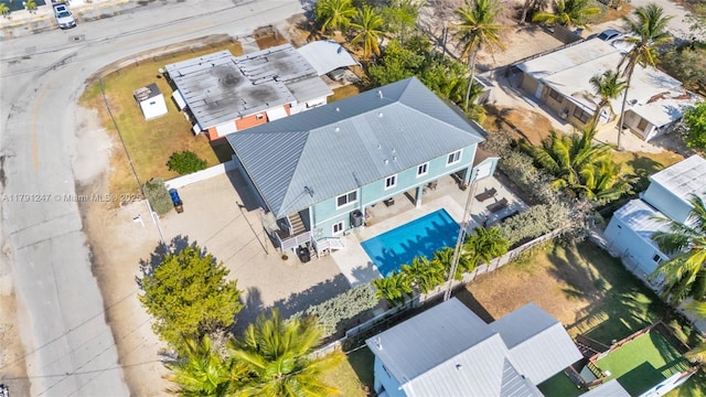 16 N Channel Dr, Key Largo, FL 33037 - aerial view of property and surrounding area with a pool area