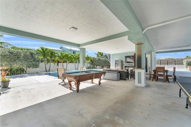 16 N Channel Dr, Key Largo, FL 33037 - view of patio / terrace featuring outdoor lounge area, fence, and outdoor dining area