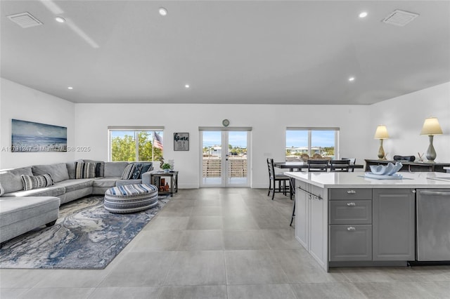 16 N Channel Dr, Key Largo, FL 33037 - living area with healthy amount of natural light and recessed lighting