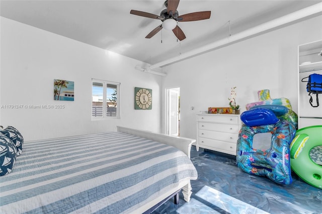 16 N Channel Dr, Key Largo, FL 33037 - bedroom with ceiling fan