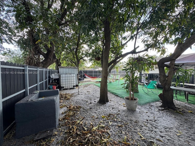 1855 NW 93rd St, Miami, FL 33147 - view of yard with a fenced backyard