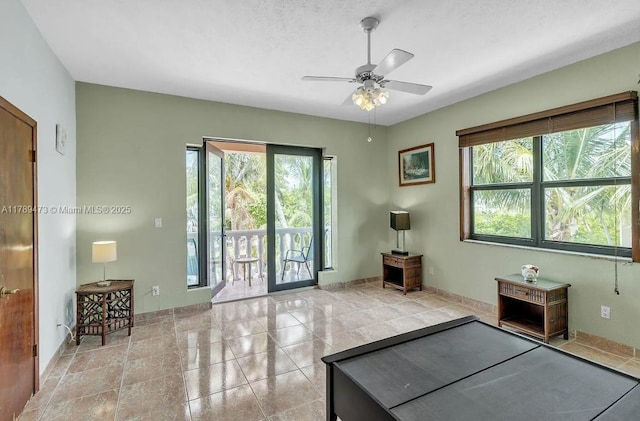 65890 Overseas Hwy, Long Key, FL 33001 - interior space featuring ceiling fan and plenty of natural light