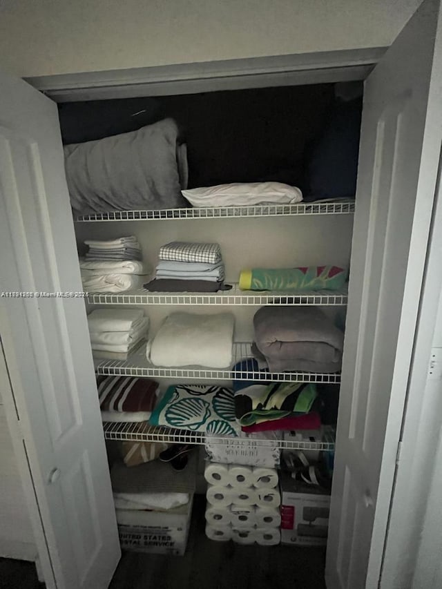 view of closet
