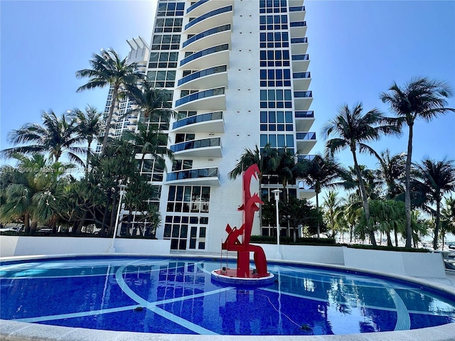 view of pool