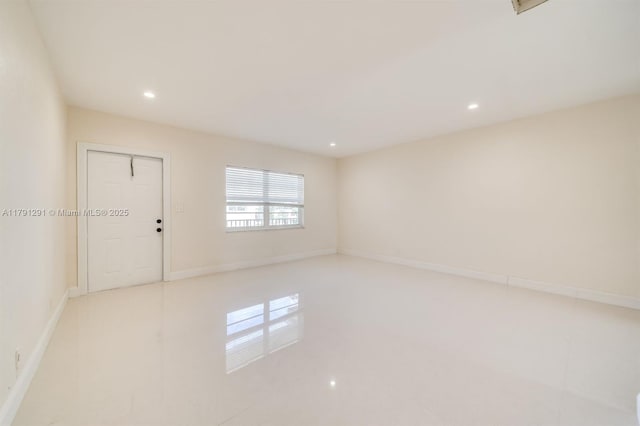 2600 S Ocean Dr Unit S314, Hollywood, FL 33019 - empty room with recessed lighting and baseboards