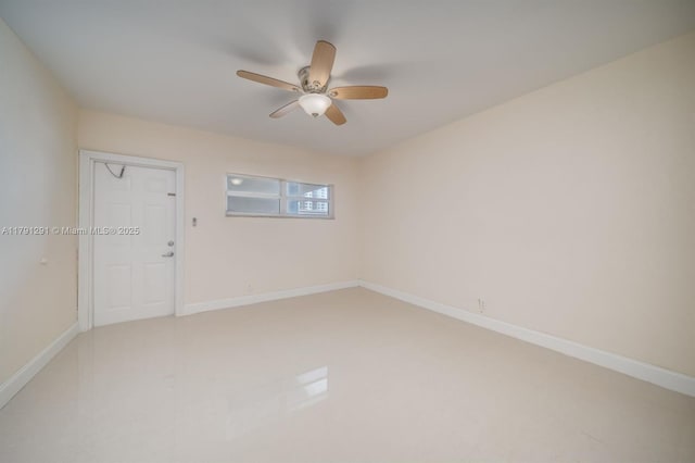 2600 S Ocean Dr Unit S314, Hollywood, FL 33019 - unfurnished room featuring ceiling fan, light colored carpet, and baseboards