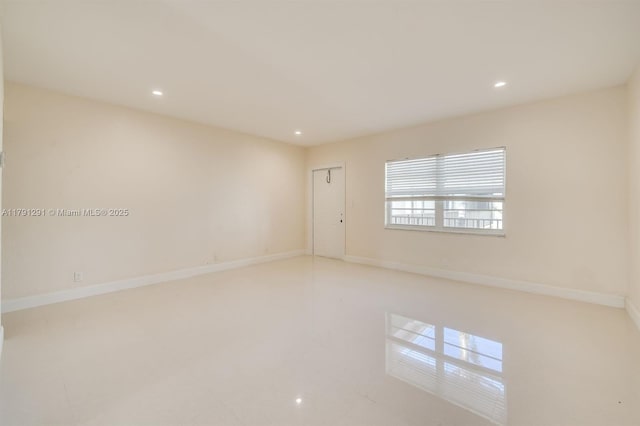 2600 S Ocean Dr Unit S314, Hollywood, FL 33019 - empty room with recessed lighting and baseboards
