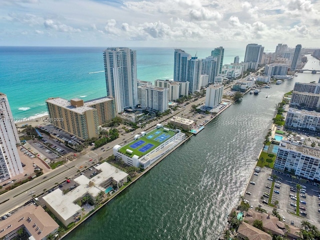 2600 S Ocean Dr Unit S314, Hollywood, FL 33019 - bird's eye view featuring a city view and a water view