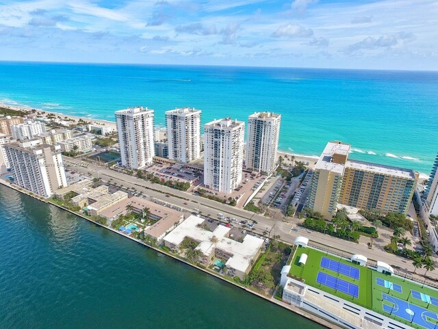 2600 S Ocean Dr Unit S314, Hollywood, FL 33019 - birds eye view of property with a view of city and a water view