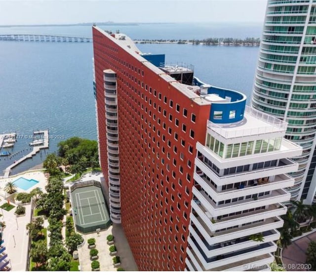 1627 Brickell Ave Unit 2005, Miami, FL 33129 - exterior space featuring a water view