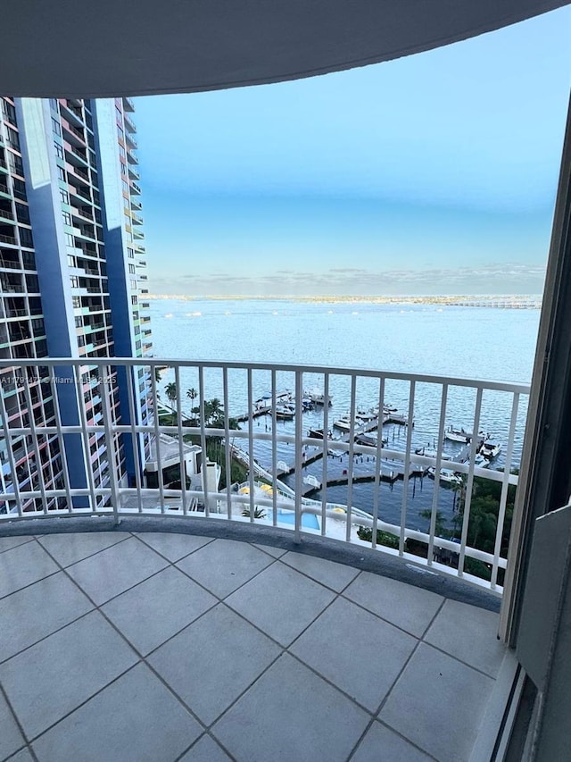 1627 Brickell Ave Unit 2005, Miami, FL 33129 - balcony with a water view