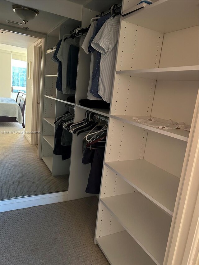 1627 Brickell Ave Unit 2005, Miami, FL 33129 - walk in closet featuring light carpet
