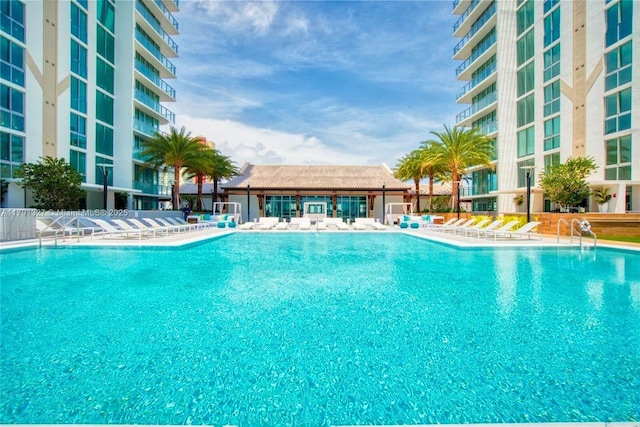 view of community pool