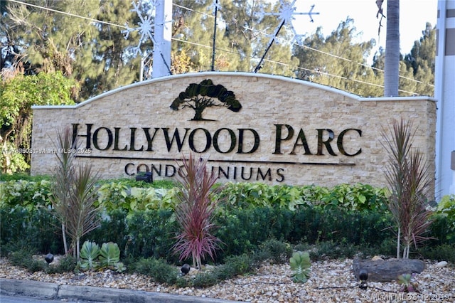 550 S Park Rd Unit 36-8, Hollywood, FL 33021 - view of community sign