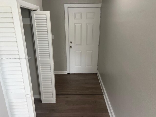 4410 NW 30th Ct, Lauderdale Lakes, FL 33313 - hall with wood finished floors and baseboards