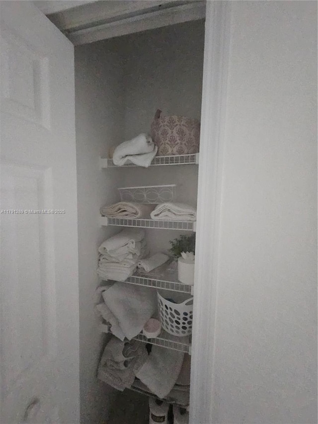 view of closet