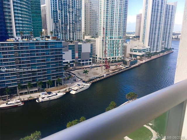 485 Brickell Ave Unit 1903, Miami, FL 33131 - exterior space with a water view