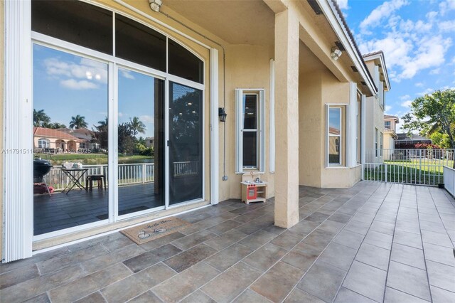 13119 SW 29th St, Miramar, FL 33027 - view of patio / terrace featuring a water view