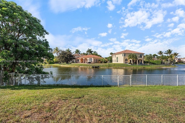 13119 SW 29th St, Miramar, FL 33027 - water view featuring a fenced backyard