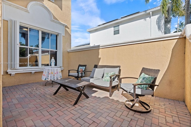 13119 SW 29th St, Miramar, FL 33027 - view of patio with an outdoor hangout area