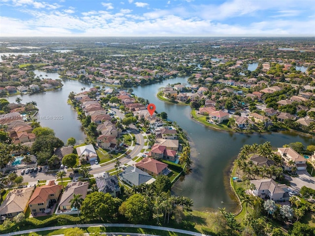 13119 SW 29th St, Miramar, FL 33027 - aerial view of property's location featuring nearby suburban area and a large body of water