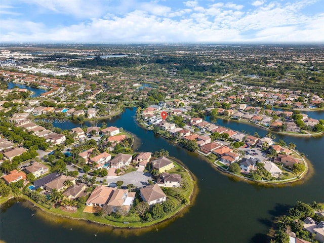 13119 SW 29th St, Miramar, FL 33027 - aerial view of property and surrounding area featuring nearby suburban area and a nearby body of water