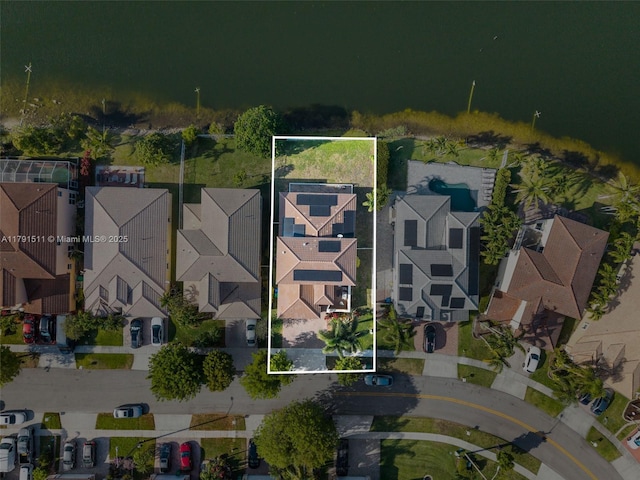 13119 SW 29th St, Miramar, FL 33027 - aerial perspective of suburban area featuring property boundaries highlighted