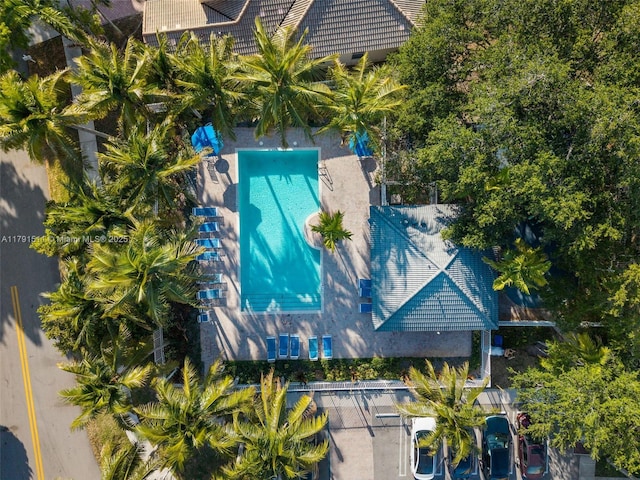 13119 SW 29th St, Miramar, FL 33027 - drone / aerial view of a pool area