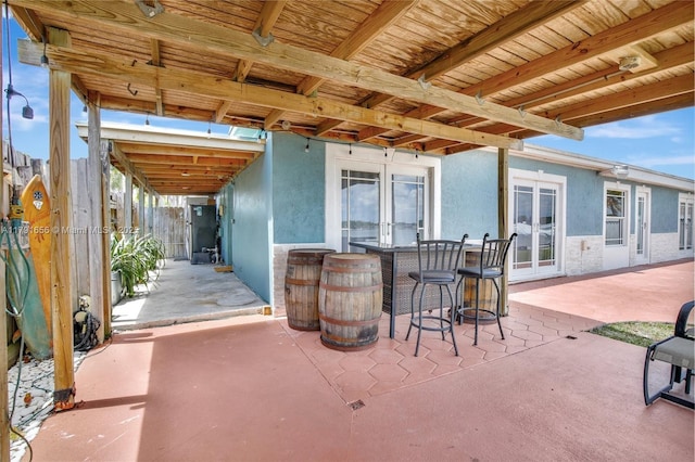 17501 NW 85th Ave, Hialeah, FL 33015 - view of patio featuring french doors