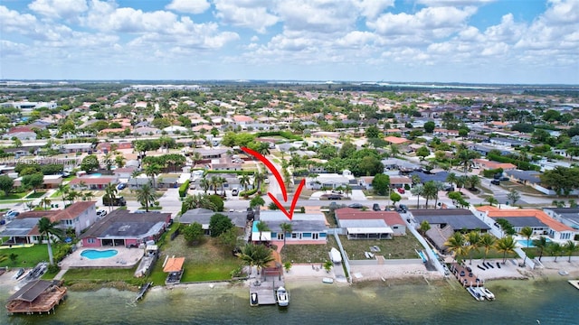 17501 NW 85th Ave, Hialeah, FL 33015 - aerial view of property's location with a large body of water and nearby suburban area