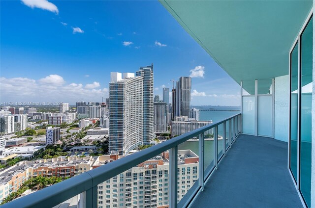 1900 N Bayshore Dr Unit 2816, Miami, FL 33132 - balcony with a city view