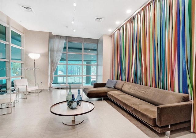 1900 N Bayshore Dr Unit 2816, Miami, FL 33132 - living area featuring plenty of natural light and expansive windows