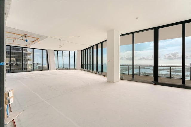 1000 Biscayne Blvd Unit 5801, Miami, FL 33132 - empty room featuring floor to ceiling windows