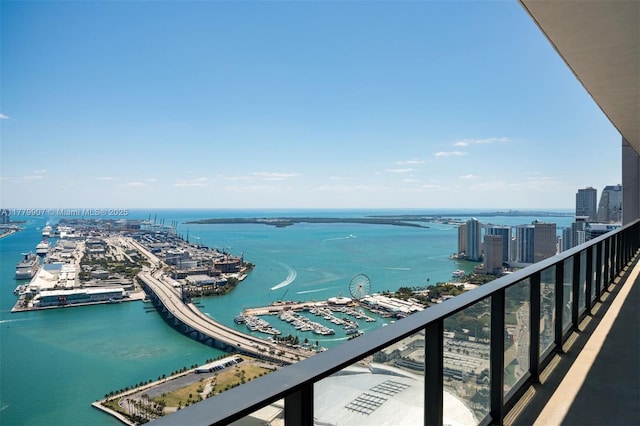 1000 Biscayne Blvd Unit 5801, Miami, FL 33132 - water view with numerous boat docks and nearby urban area